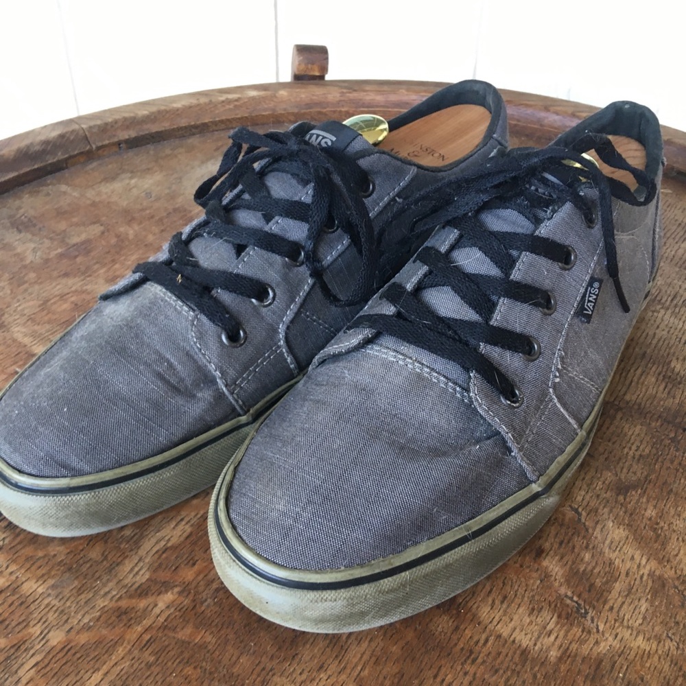 Canvas lace up Vans size 11